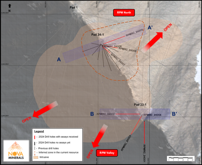 nova-minerals-announces-41m-@-4.6-g/t-au-from-surface-at-the-rpm-deposit-on-its-estelle-gold-antimony-project,-in-alaska