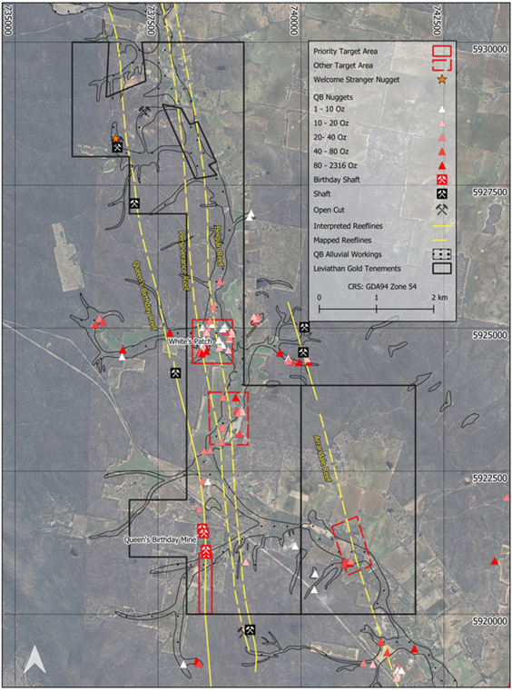 leviathan-gold-identifies-multiple-targets-and-advances-permitting-activities-at-the-queen’s-birthday-project-in-victoria,-australia