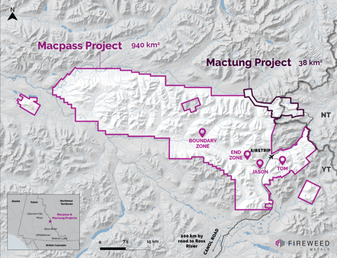 fireweed-intersects-31-m-true-width-of-868%-zinc,-368%-lead,-and-874-g/t-silver,-including-15-m-true-width-of-1315%-zn,-635%-lead,-and-139.9-g/t-silver-in-boundary-zone-expansion-drill-hole