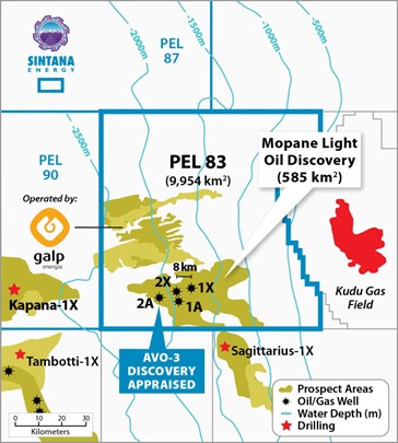 PEL 83 Second Campaign – Update 4: Successful Operations at Mopane 2-A & Mopane 3-X Spud Date