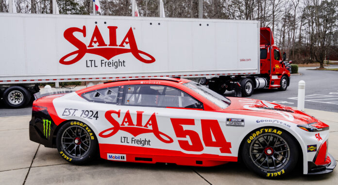 joe-gibbs-racing-and-saia-ltl-freight-announce-multi-year-partnership-for-ty-gibbs-and-no.-54-toyota-camry-xse