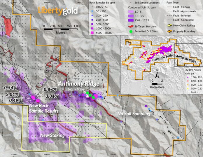 liberty-gold-announces-intention-to-spin-out-goldstrike/antimony-ridge-project,-southwest-utah-to-create-a-new-us.-strategic-metals-company