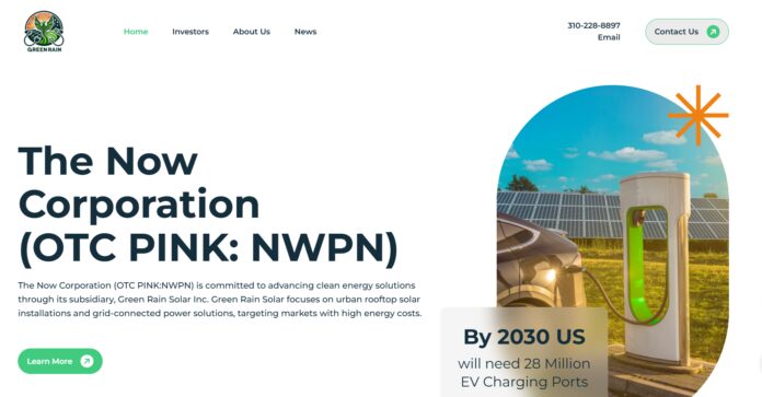 the-now-corporation-(otc:-nwpn)-announces-launch-of-new-website:-greenrainenergy.com