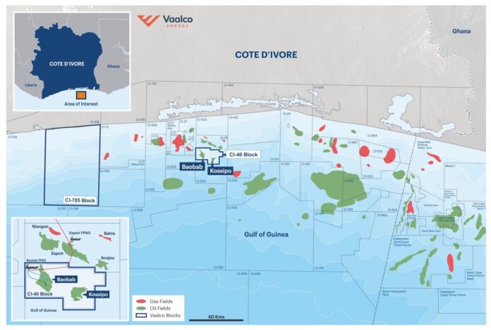 vaalco-energy,-inc.-acquires-70%-interest-in-and-becomes-operator-of-offshore-cote-d’ivoire-ci-705-block