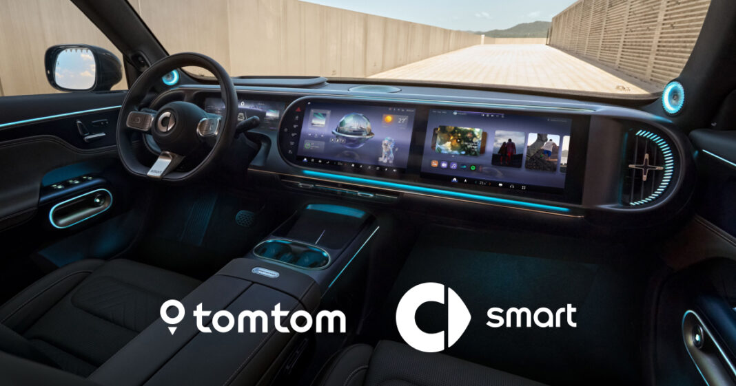 TomTom provides enhanced navigation to smart’s in-vehicle solutions
