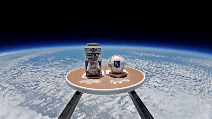 the-kansas-city-royals,-boulevard-brewing-co.-send-‘the-best-baseball-and-beer-on-earth’-into-space