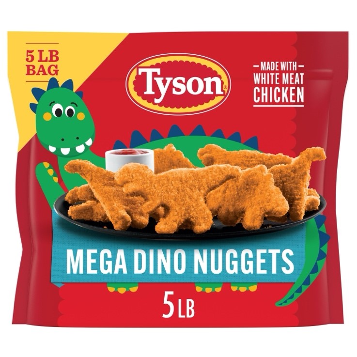 Roar into Mealtime with New Tyson® Mega Dino Nuggets™