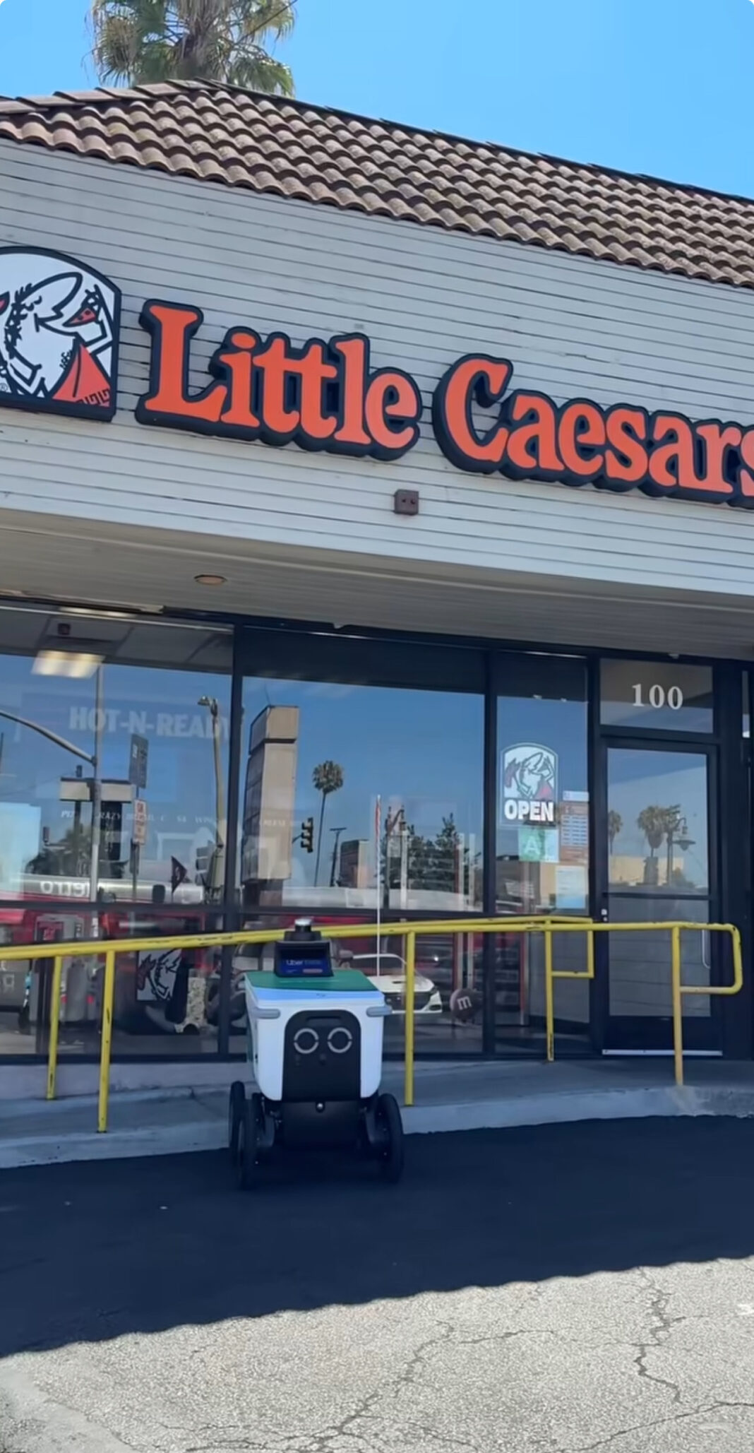 Serve Robotics and Little Caesars Launch Autonomous Robot Delivery Via Uber Eats