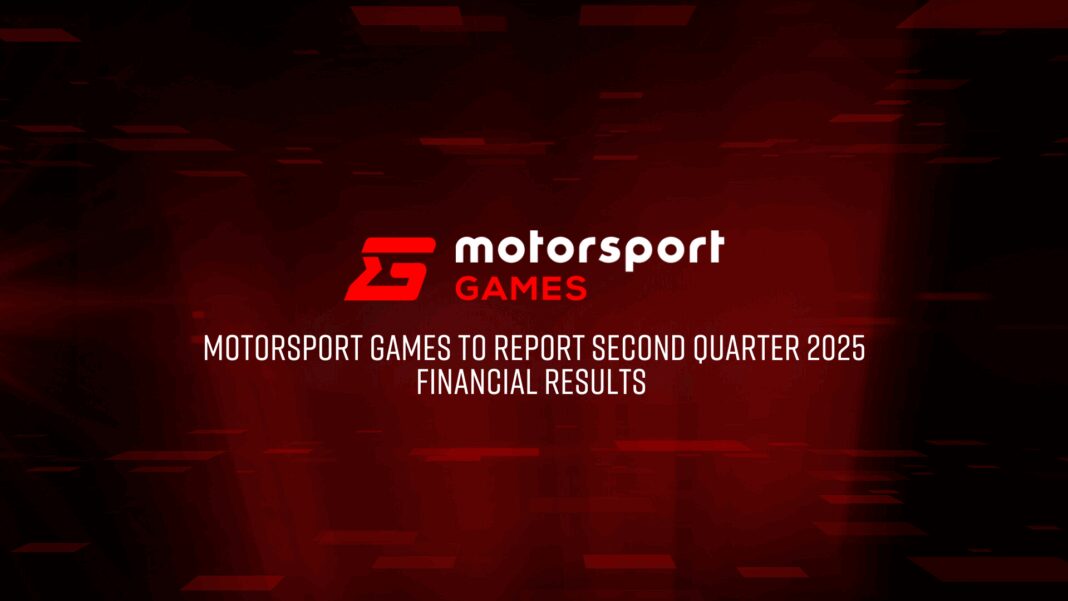 Motorsport Games to Report Second Quarter 2025 Financial Results