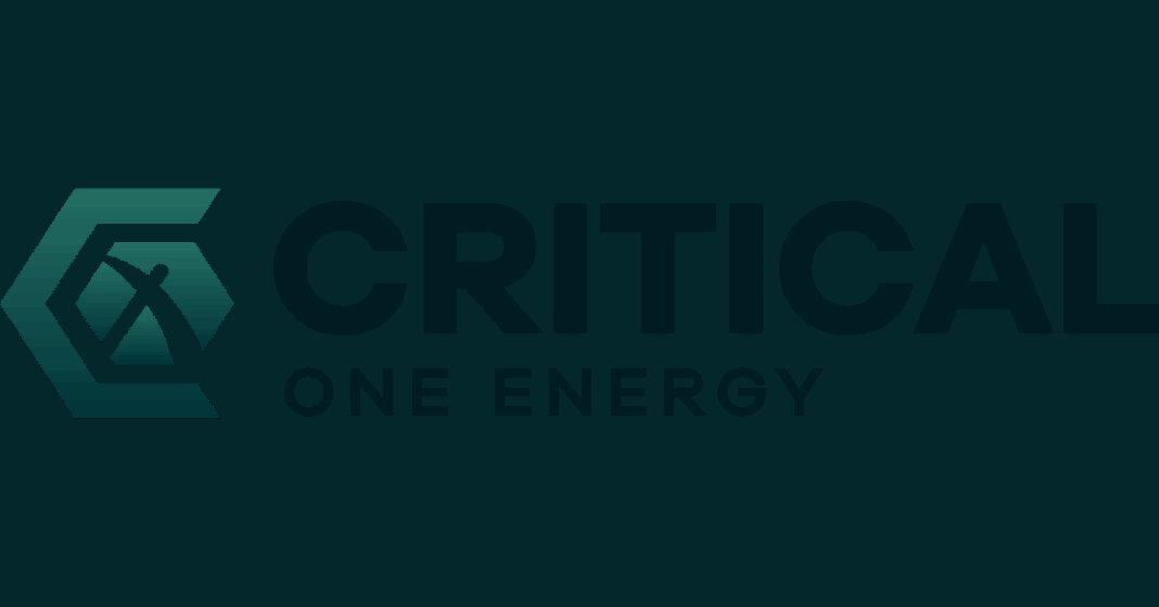 Critical One Announces $2.0 Million Non-Brokered Private Placement