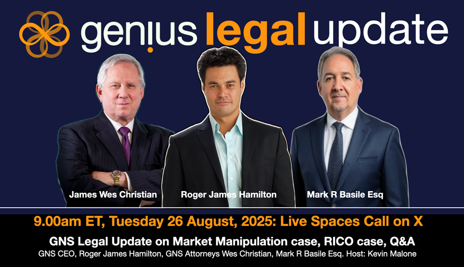 Genius Group Provides Update on Legal Cases