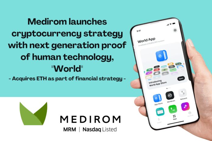 medirom-launches-cryptocurrency-strategy-with-next-generation-proof-of-human-technology,-“world”