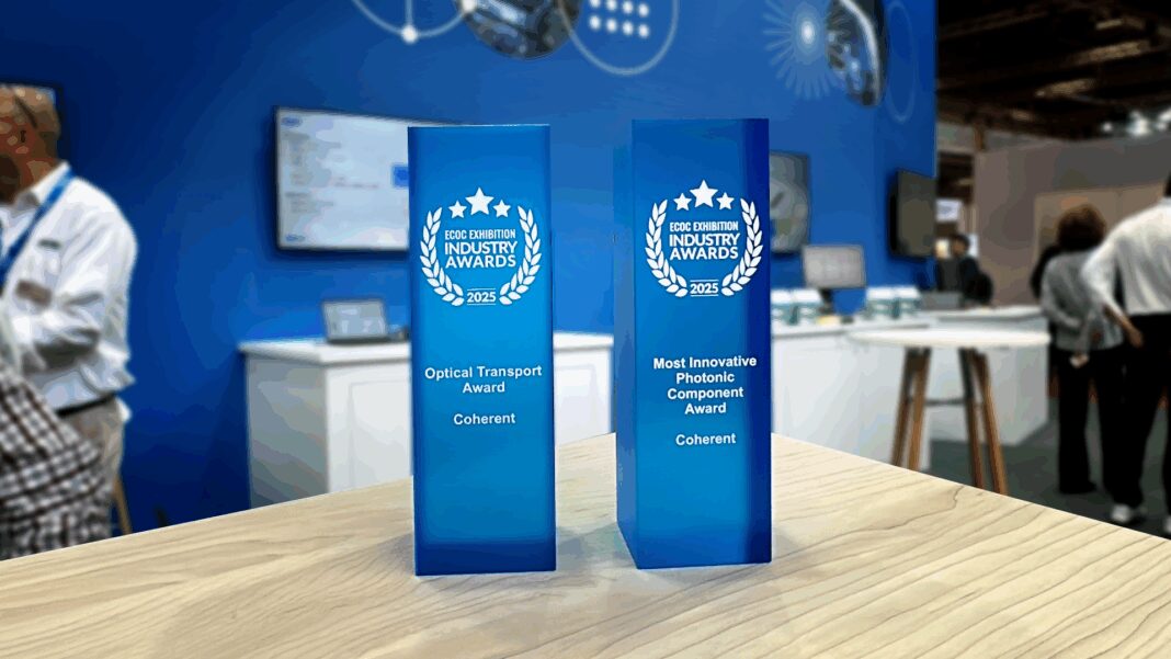 Coherent Honored at ECOC 2025 With Industry Recognition for Optical Innovation