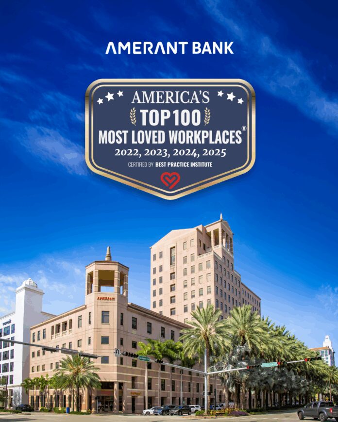 amerant-bank-named-to-the-2025-america’s-top-100-most-loved-workplaces-list
