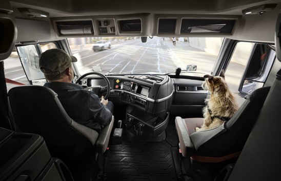 Volvo Trucks teams up with the Center for Pet Safety to protect drivers’ most loyal co-pilots