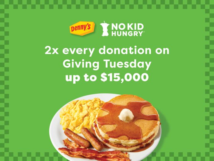 denny’s-to-match-donations-up-to-$15,000-for-no-kid-hungry-on-giving-tuesday