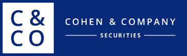 Cohen & Company Sets Release Date for Third Quarter 2025 Financial Results
