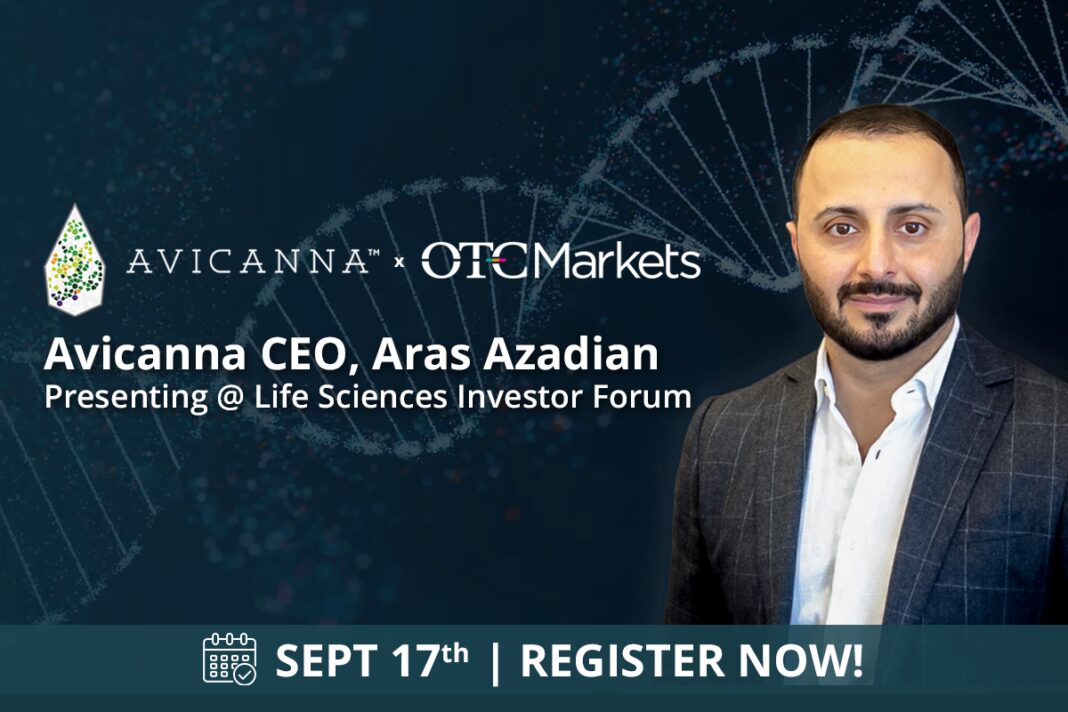Avicanna to Present at a Life Sciences Investor Forum on September 17, 2026