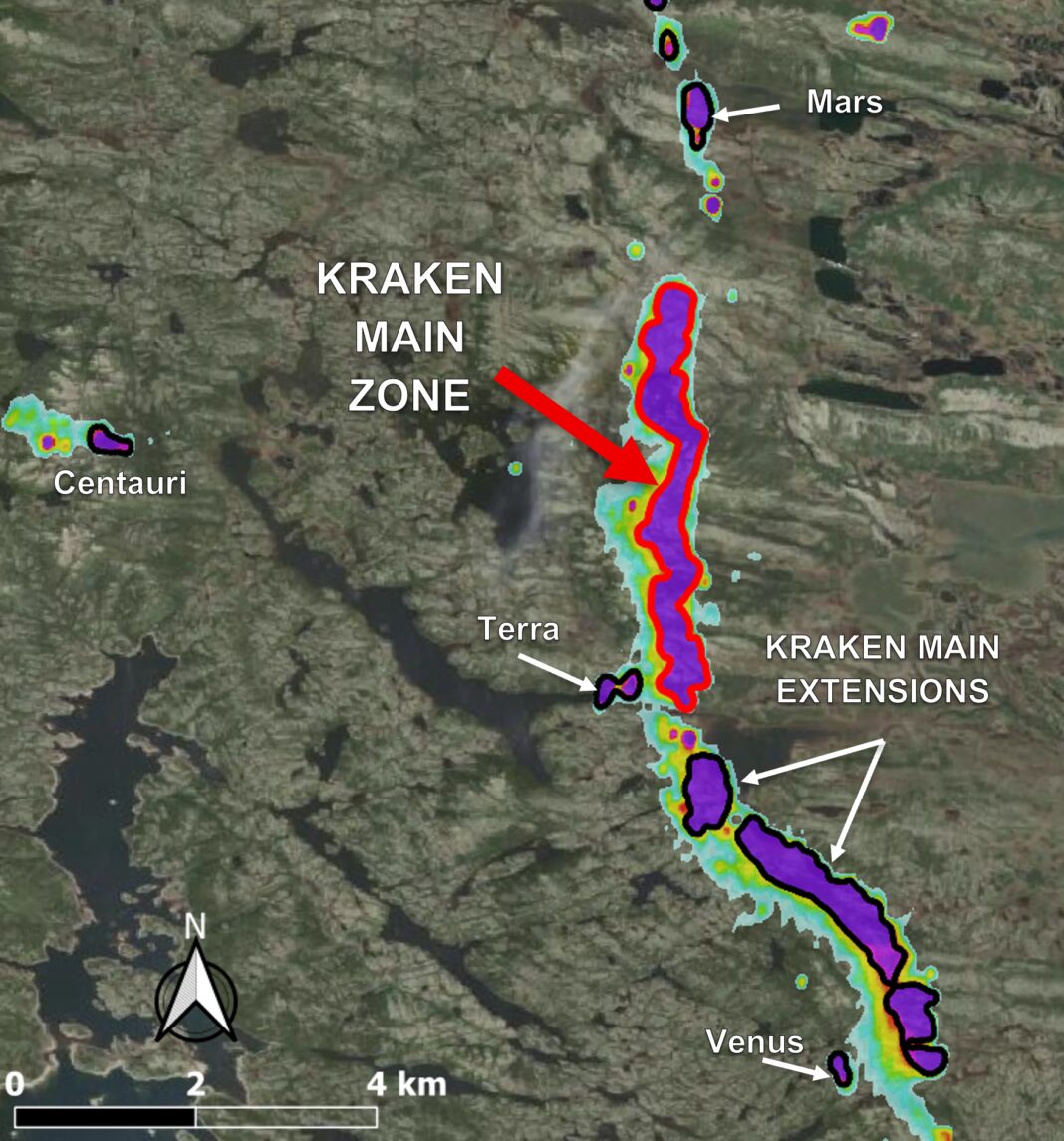 Viridian Announces Initial Exploration Target at Kraken Main Zone